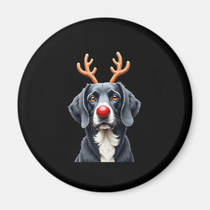 Reindeer Great Dane Christmas Great Dane Dog Mom D Magnet