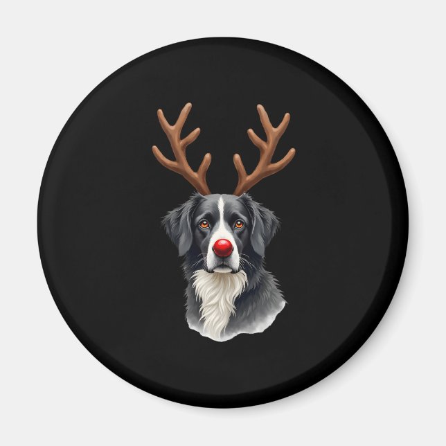 Reindeer Great Dane Christmas Great Dane Dog Mom D Magnet (Front)