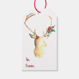 Reindeer Hang Tang Gift Tags