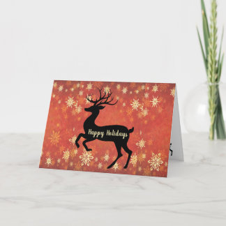 Reindeer Holiday Greeting Card