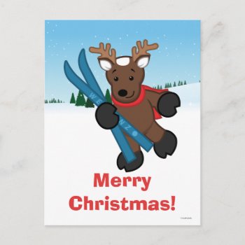 Reindeer Holiday Postcard by webkinz at Zazzle