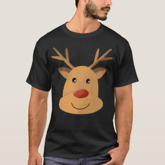 Reindeer-Holiday Wished Pattern T-Shirt