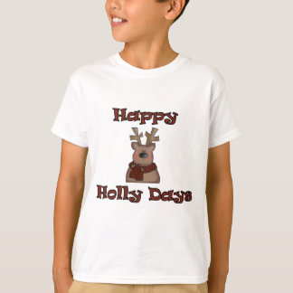 Reindeer Holly Days Tshirts and Gifts