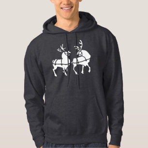 Reindeer Hoodie Sweatshirt Christmas Sweatshirts