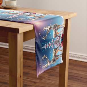 Reindeer Jewels Christmas Holiday Table Runner