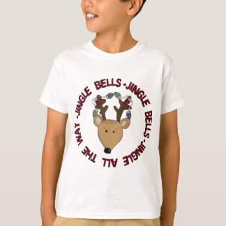 Reindeer Jingle Bells Tshirts and Gifts