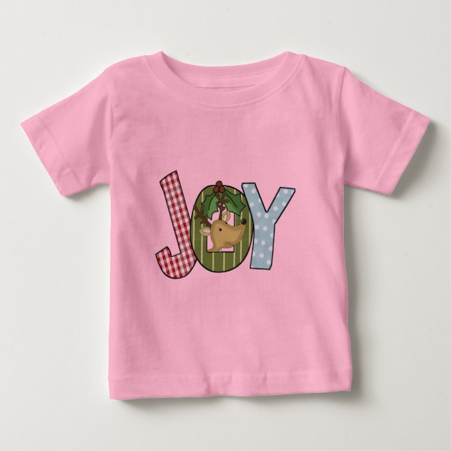 Reindeer Joy Holiday Tshirts and gifts (Front)