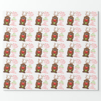 Personalized Letter/Gift From Santa Wrapping Paper