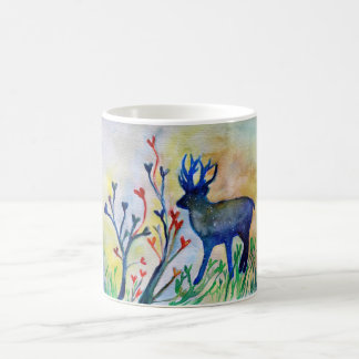 Reindeer Love Animal Art Hearts White Mug