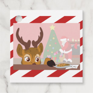 Reindeer Love Cookies Favor Tags