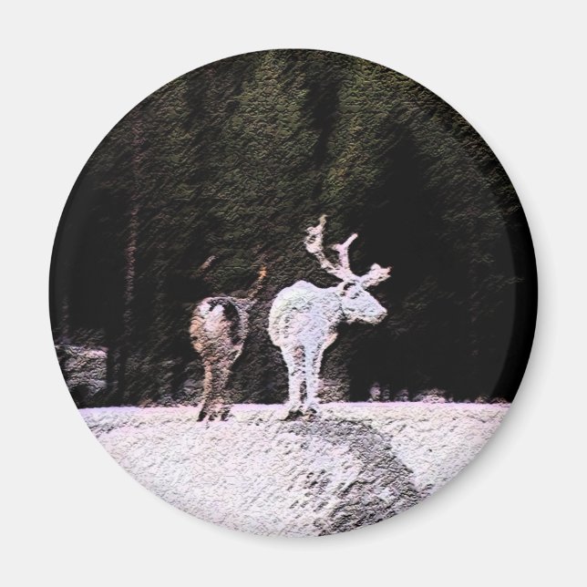 Reindeer Magnet (Front)