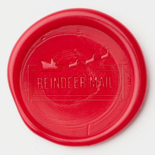 REINDEER MAIL WAX SEAL STICKER