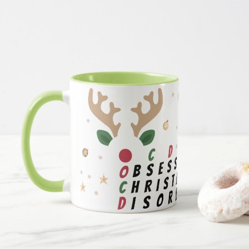 Reindeer OCD customized  Mug