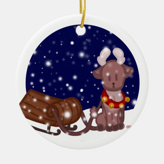 Reindeer Ornament (Front)