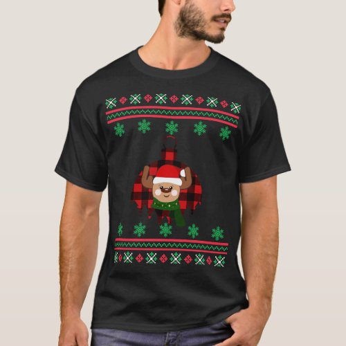Reindeer Ornament Faux Ugly Christmas Sweater Funn