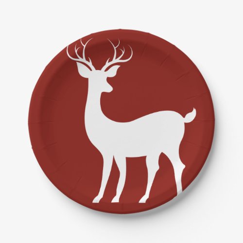 Reindeer Paper Plates