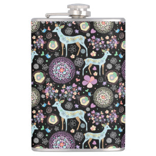 Reindeer Paterna Christmas Flask