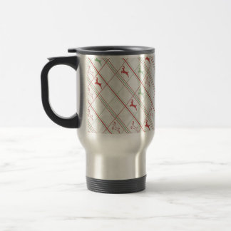 Reindeer Pattern Travel Mug