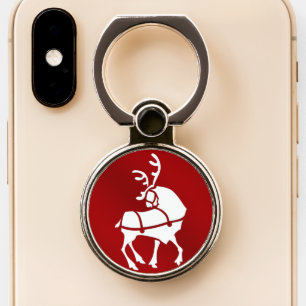 Reindeer Phone Ring Holder & Stand Christmas Gift 