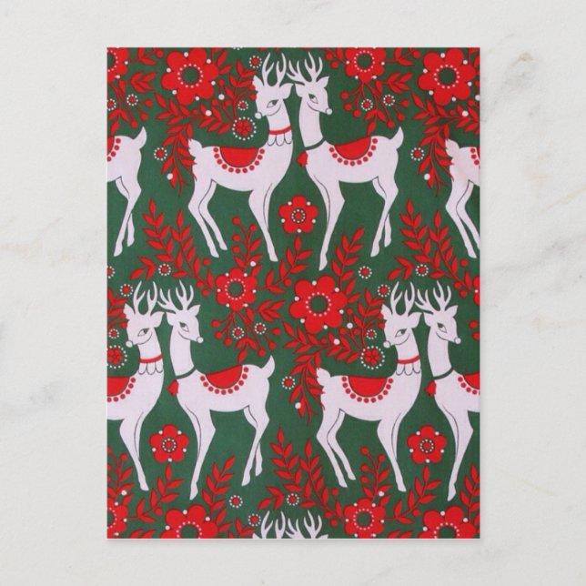 Reindeer Postcard (Front)