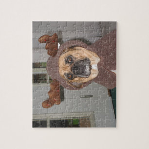 Reindeer Puggle Jigsaw Puzzle