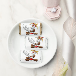 Reindeer Puzzled Funny Christmas Character Hershey's Miniatures