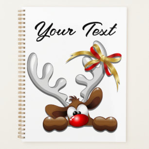 Reindeer Puzzled Funny Christmas Character Planner