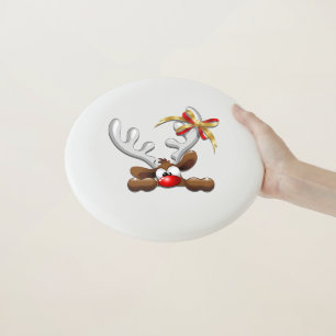 Reindeer Puzzled Funny Christmas Character Wham-O Frisbee