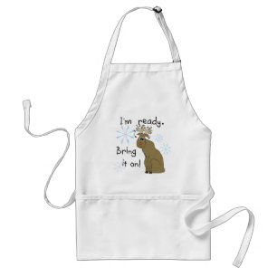 Reindeer Ready for Christmas Tshirts and Gifts Adult Apron