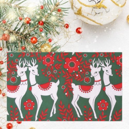 Reindeer Rectangular Sticker