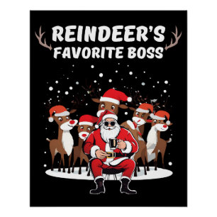Reindeer’s Favorite Boss Poster