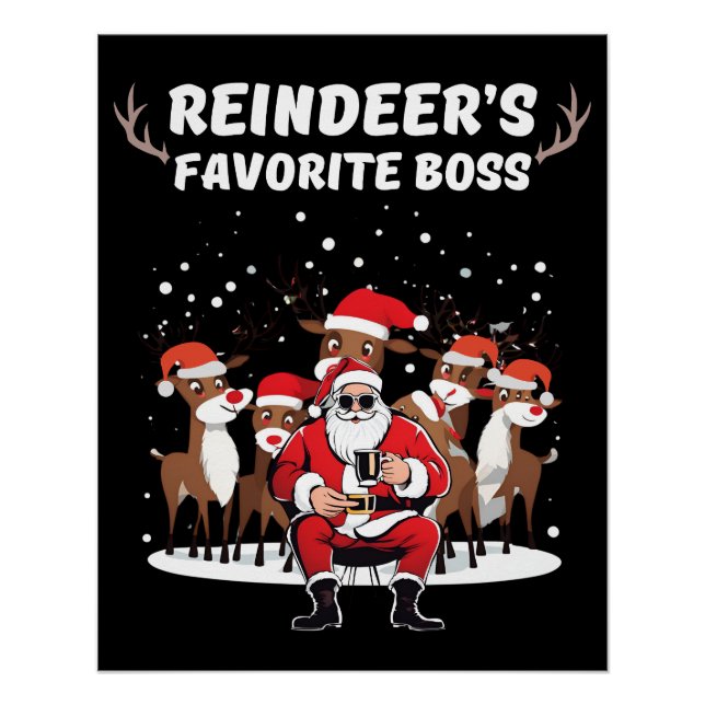 Reindeer’s Favorite Boss Poster (Front)