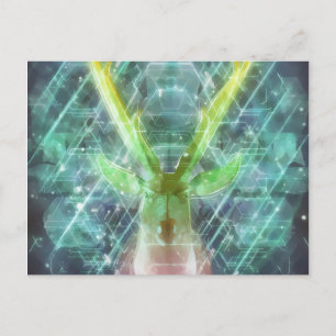 REINDEER SEASON Merry Christmas custom postcards