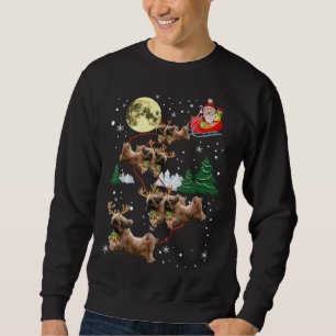 Reindeer Shih Tzu Xmas Christmas Dog Sweatshirt