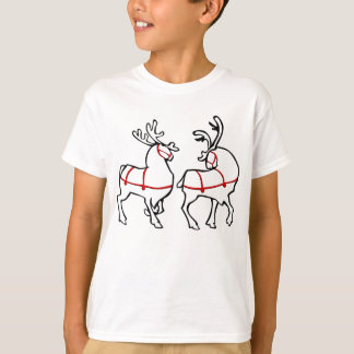 Reindeer Shirt Festive Christmas Kid's Sweatshirt