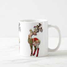 Reindeer Silhouette Christmas Mug