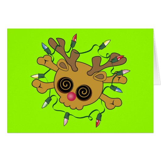 Reindeer Skull Cards (Front Horizontal)
