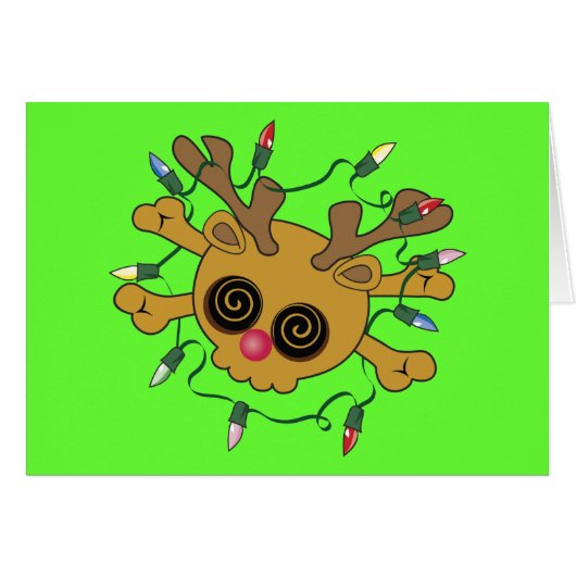Reindeer Skull Cards (Front Horizontal)