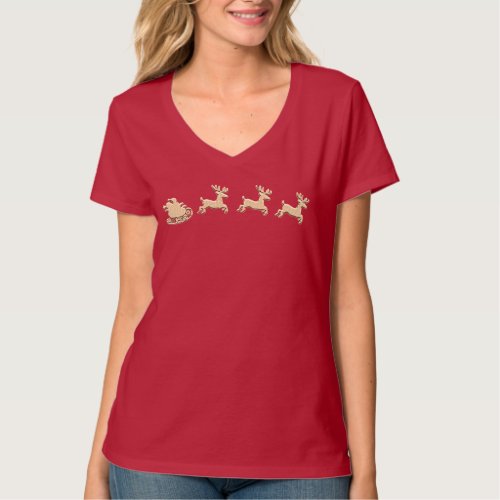 Reindeer Sleigh T_Shirt