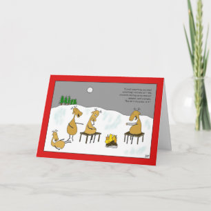 Reindeer Smores Christmas Card