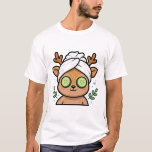Reindeer Spa Day Funny Christmas Art T-Shirt