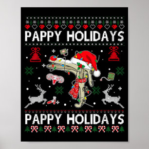 Reindeer Speculum Obgyn Nurse Ugly Christmas Obste Poster