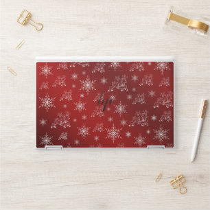 reindeer, star, stars, snowflake, christmas HP laptop skin