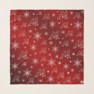 reindeer, star, stars, snowflake, christmas scarf