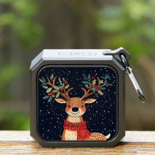 Reindeer Starry Christmas Twinkle Night Bluetooth Speaker