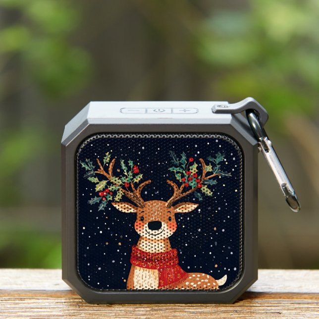 Reindeer Starry Christmas Twinkle Night Bluetooth Speaker (Insitu(Outdoor))
