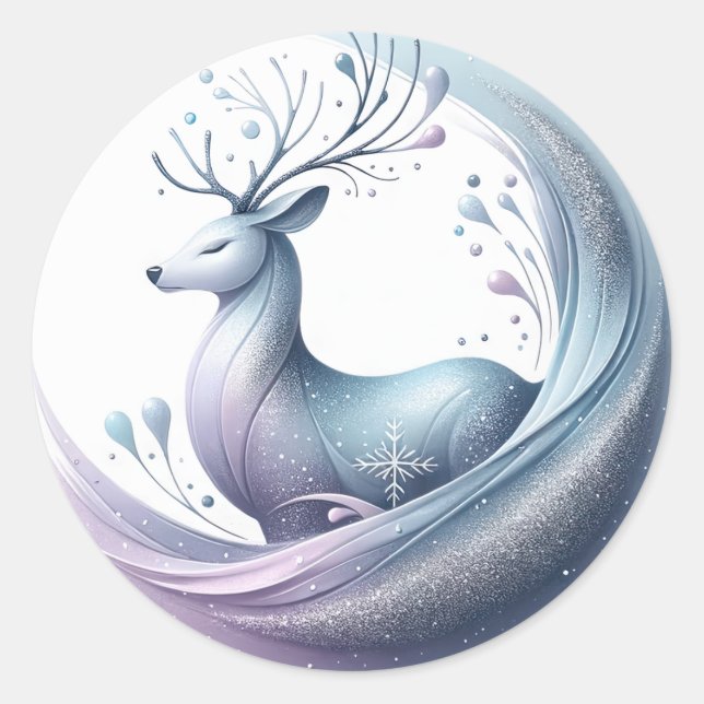 Reindeer sticker (Front)