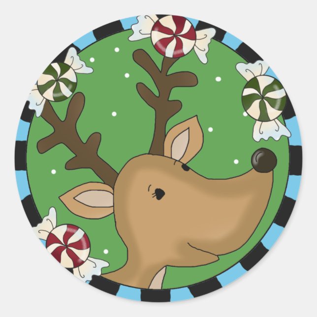 Reindeer Stickers (Front)