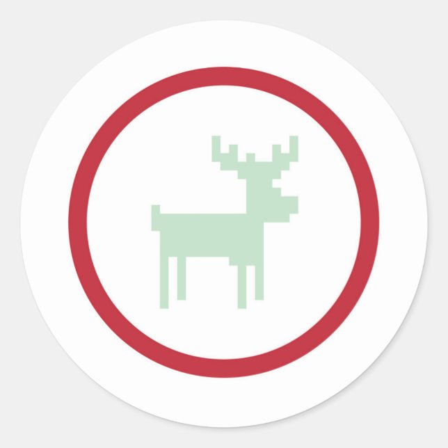 Reindeer Sweater Weather Sticker (Front)