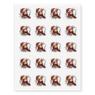 Reindeer Temporary Tattoo Sheet
